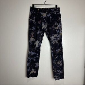 J BRAND Mens Trousers Hydrox Military Slim Spero Purple Size 32W